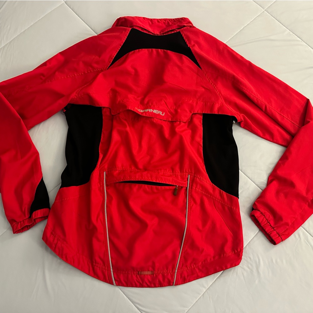 LOUIS GARNEAU FULL-ZIP CYCLING WIND JACKET - MEN'S
